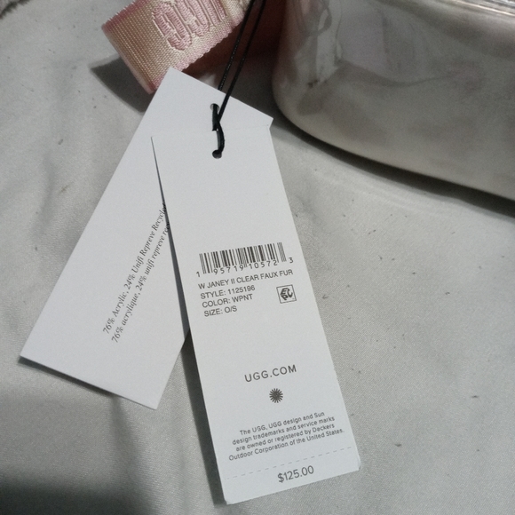 Ugg janey ii clear faux fur bag - Picture 2 of 7